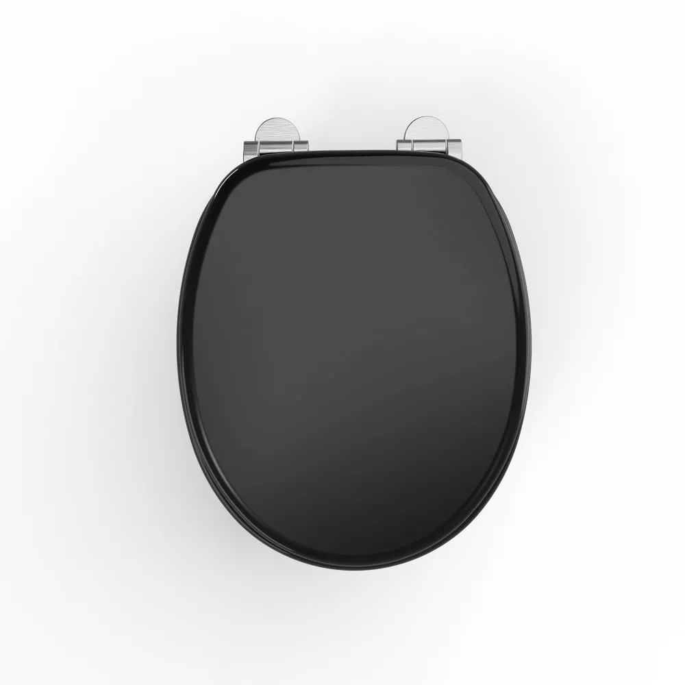 Duschwell MDF WC-Sitz Soft Touch - Schwarz matt