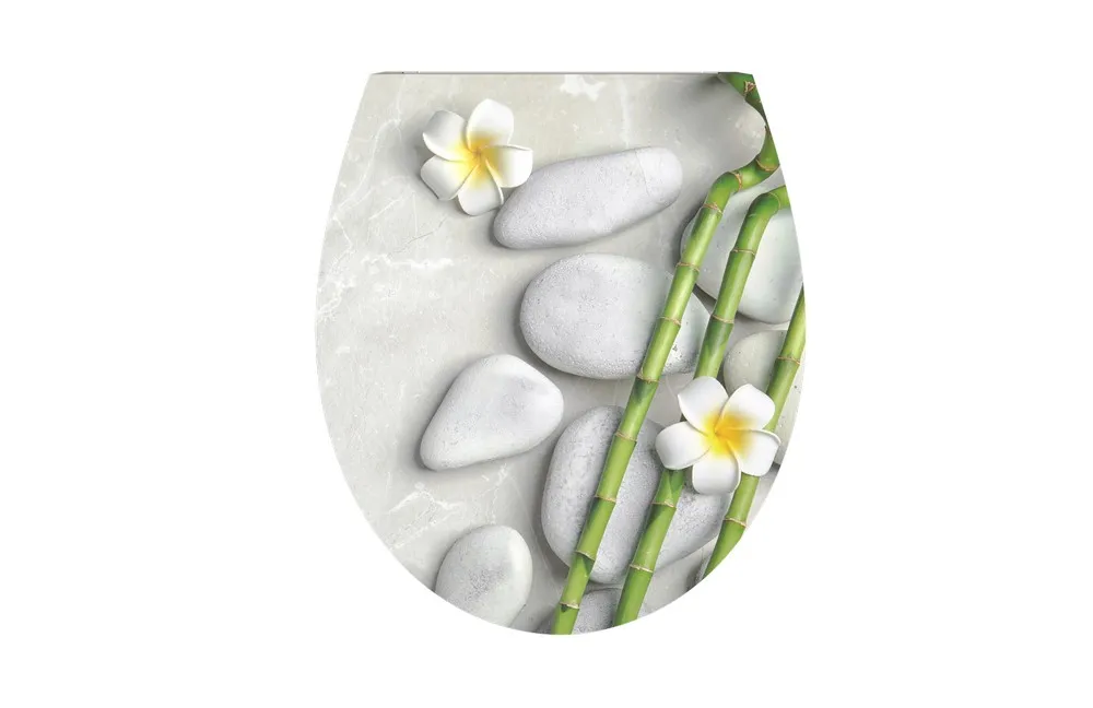 Duschwell Duroplast WC-Sitz Water Printing - Bambus