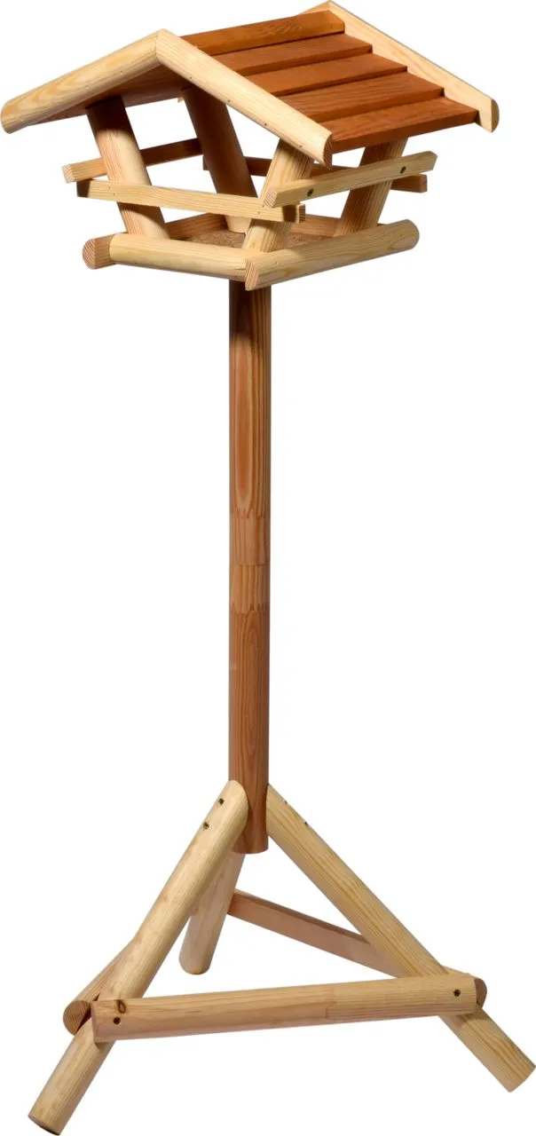 Vogelfutterhaus "Berni" mit Ständer, Bernstein