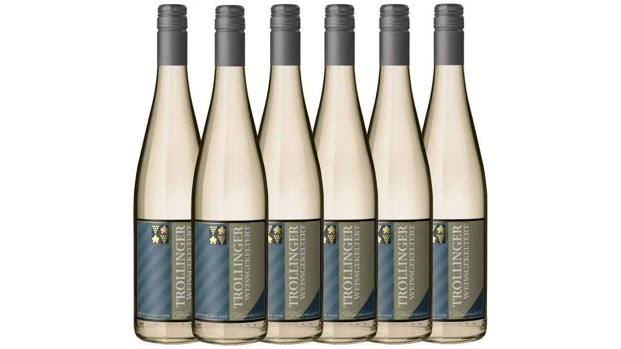 Blanc de noir Trollinger weißgekeltert 0,75L 6er Karton
