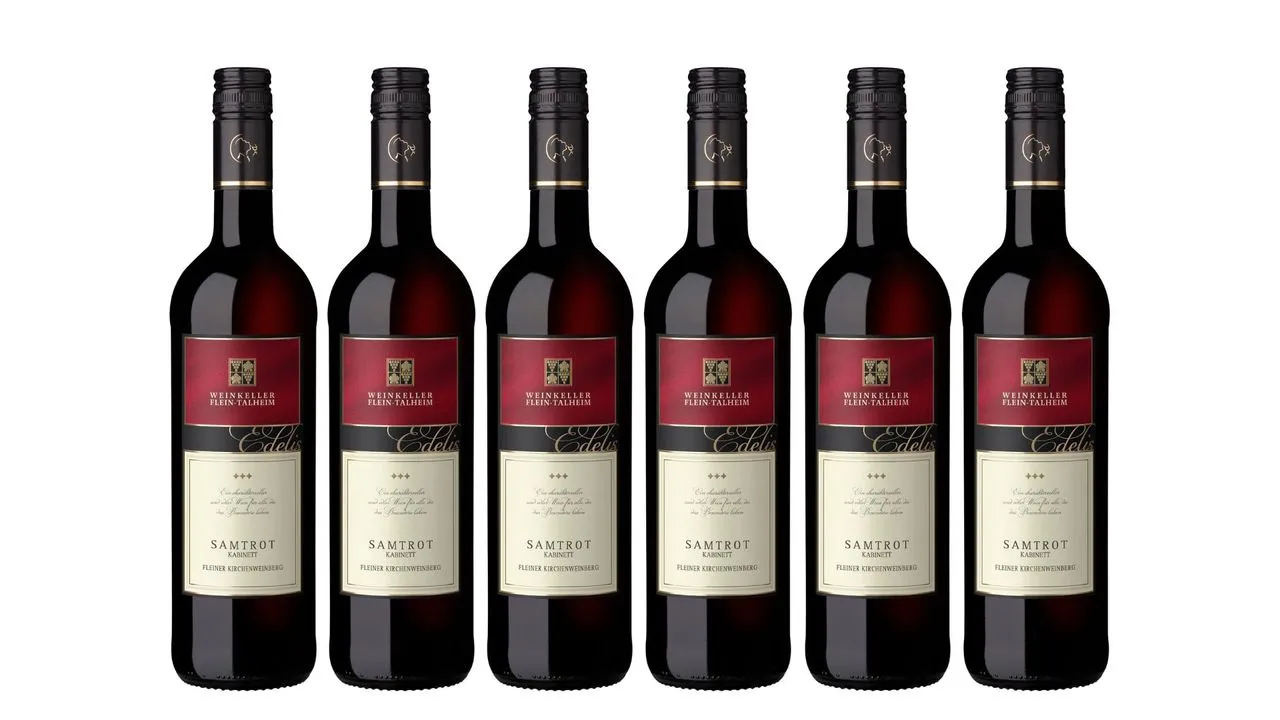Fleiner Kirchenweinberg Samtrot Kabinett 0,750 Ltr. 6er Karton