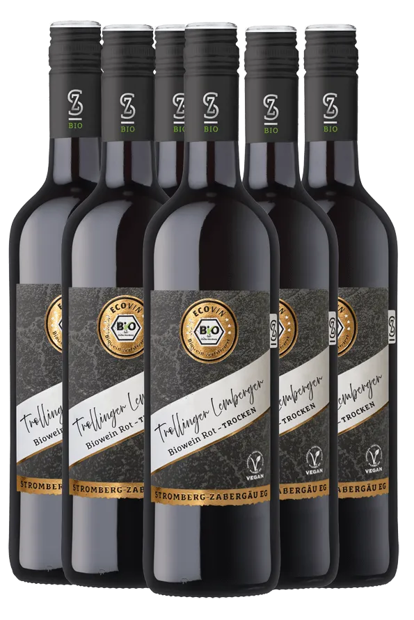 OOS Brackenheimer Trollinger Mit Lemberger Qualitätswein Trocken 0,75L Ecovin 6er Karton