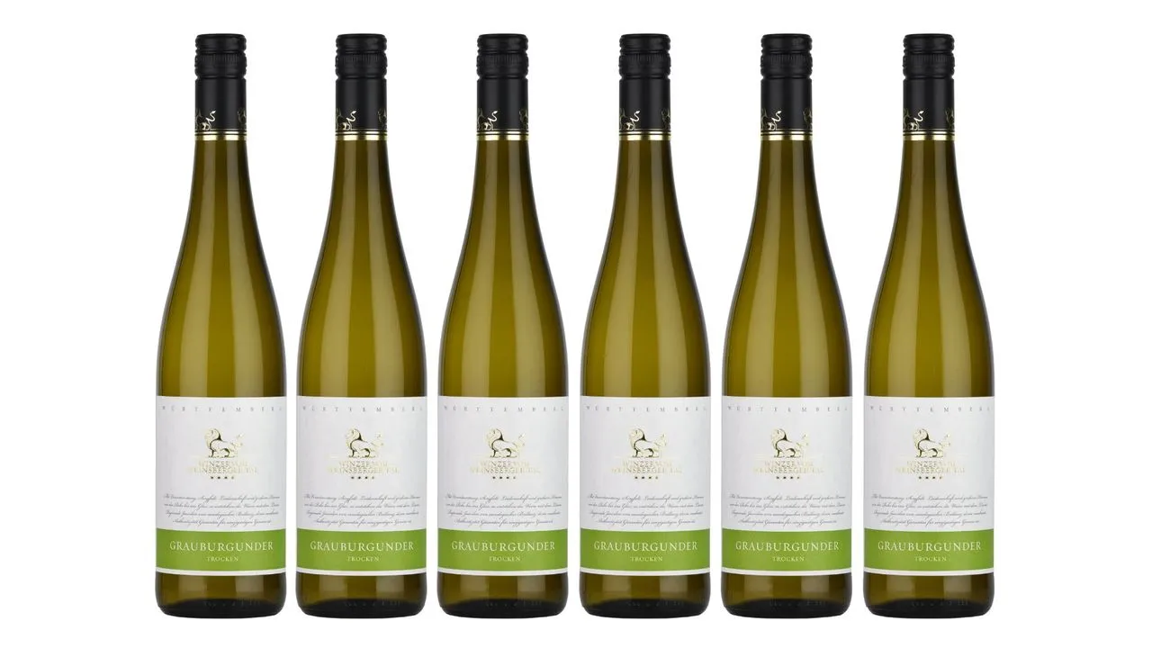 Winzer vom Weinsberger Tal "Rebsortenlinie" Grauburgunder Qba Trocken 0,75 l 6er Karton