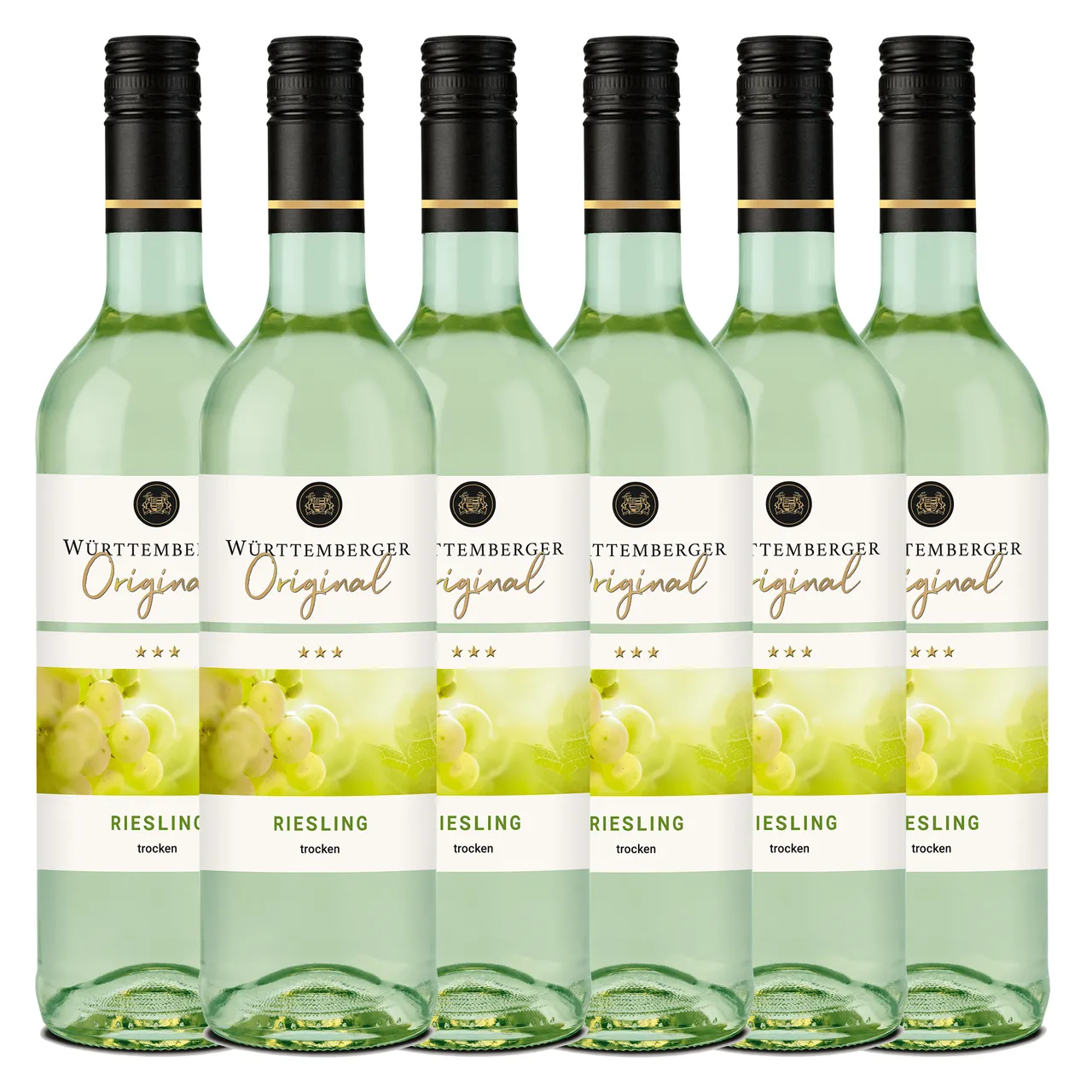 Württemberger Original Riesling Qualitätswein trocken 0,75L 6er Karton