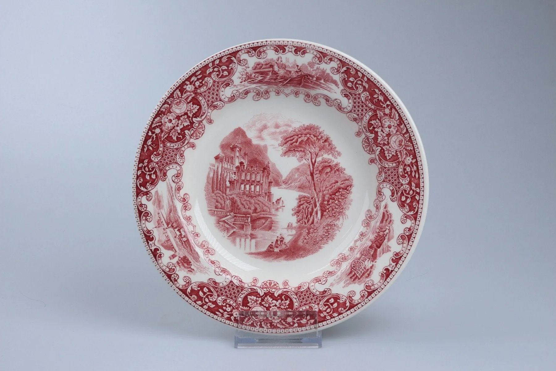 Suppenteller - Royal Sphinx Maastricht Old England - rot