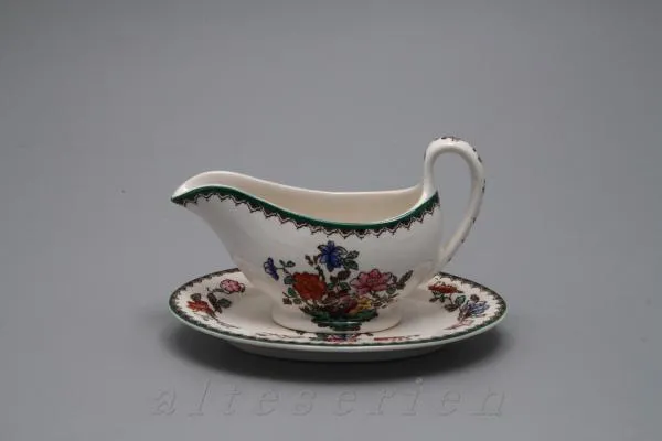 Buttersauciere 2-teilig - Spode Copeland Chinese Rose