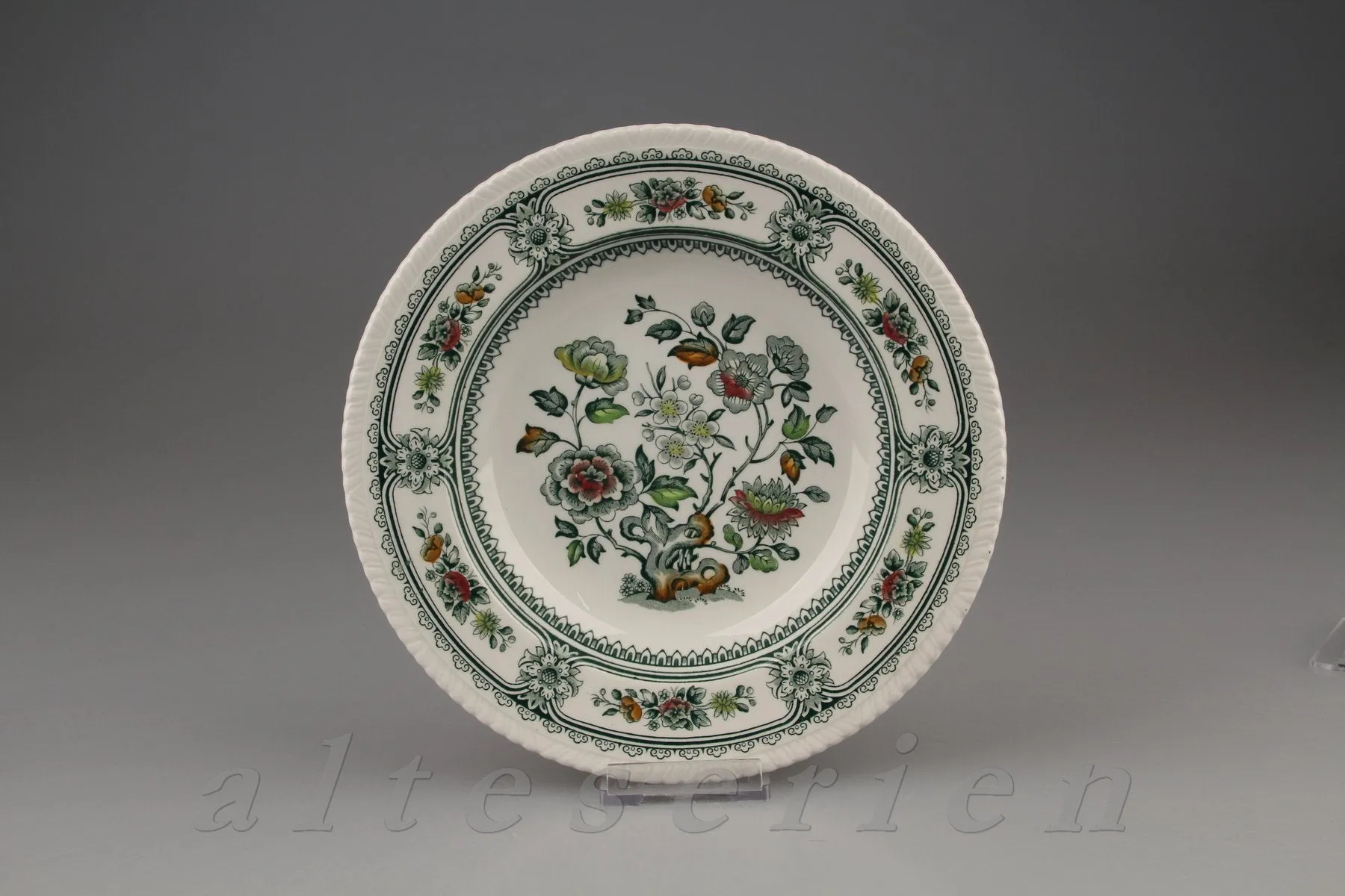 Suppenteller - Wood & Sons England Dorset green grün