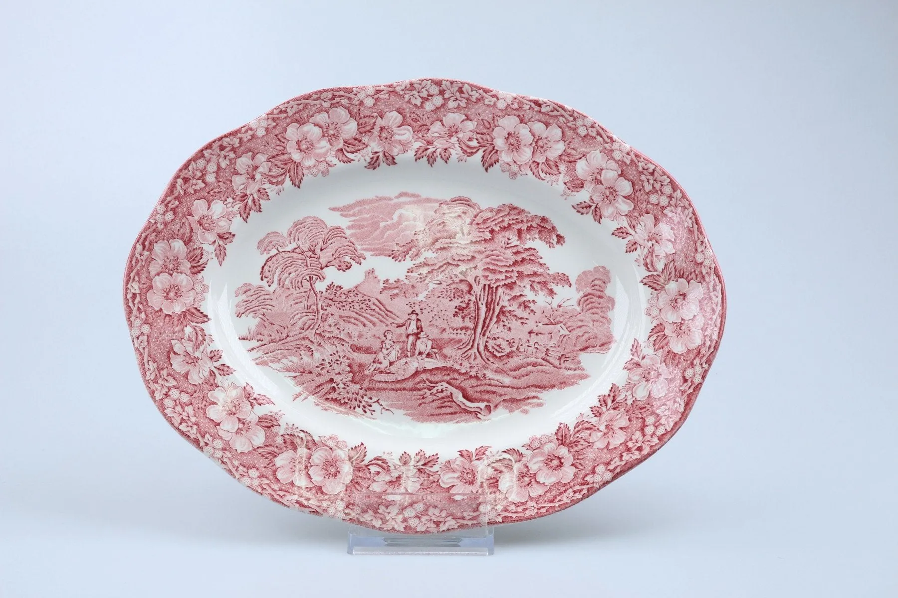 mittelgroße Fleischplatte - Unicorn Woodland Rot