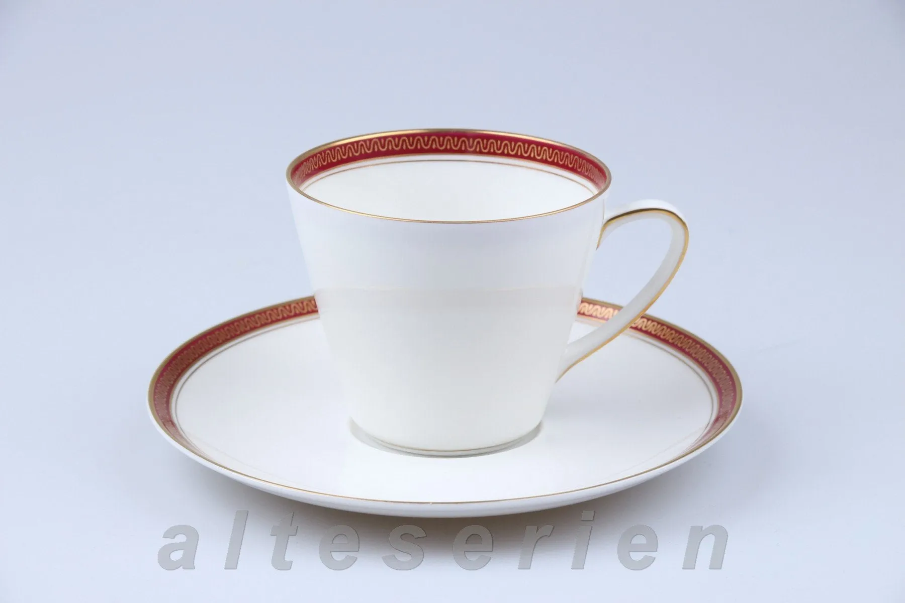 Kaffeetasse mit Untere - Krautheim Roter Rautenrand 2235