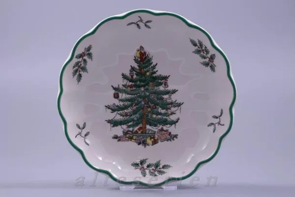Wellenschale klein - Spode Copeland Christmas Tree