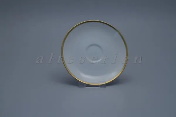 Untertasse für Kaffee D 14 cm - Hutschenreuther Charmant Goldrand 9768