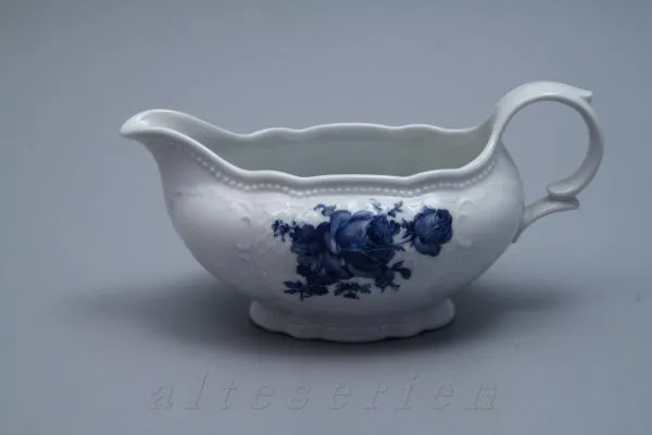 einteilige Sauciere ohne Teller - Seltmann Weiden Wien Blaue Rose 70730