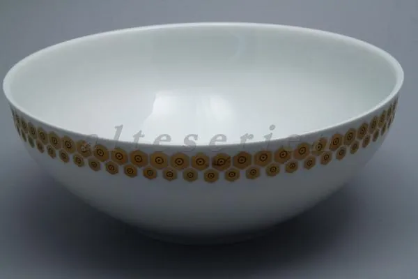 große Gemüseschüssel - Fürstenberg Galerie 02826 Goldbordüre
