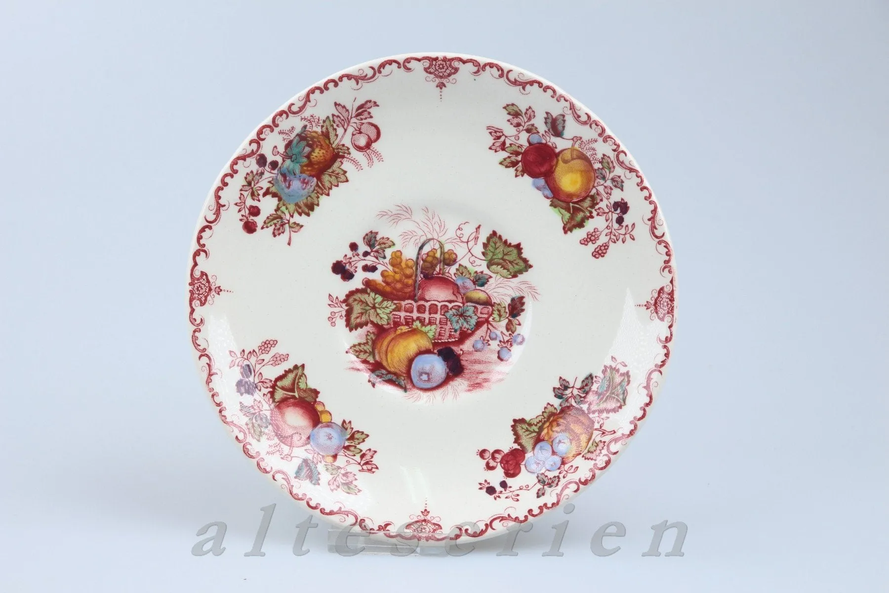 Milchkaffee- Untertasse - Masons Fruit Basket rot