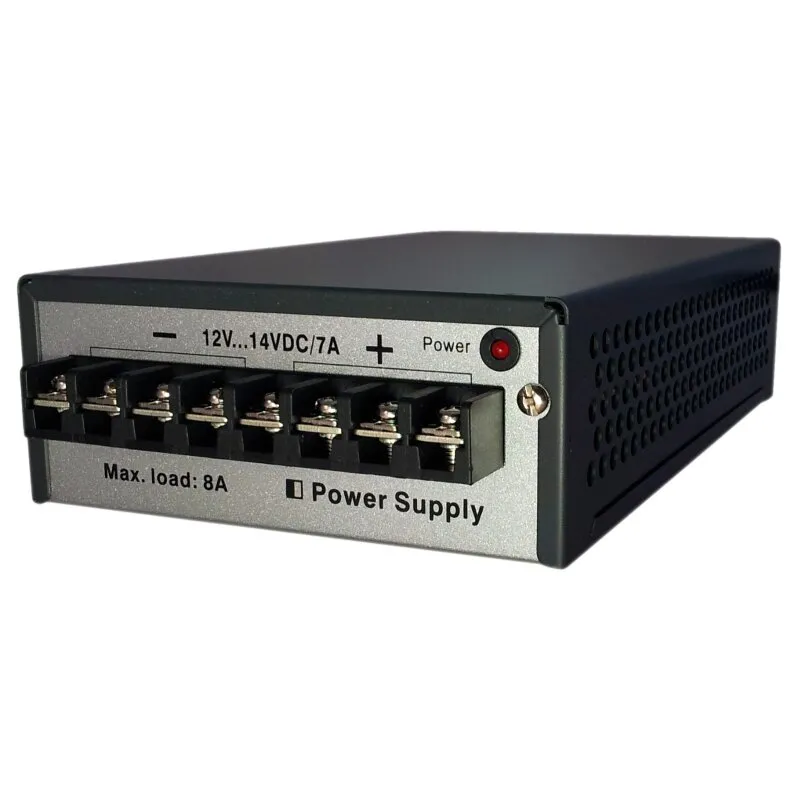 12V Netzteil 12V 110W 8A Tischnetzteil mit 8x Schraubklemmen SPS12-08 einstellbar 10,4-15V