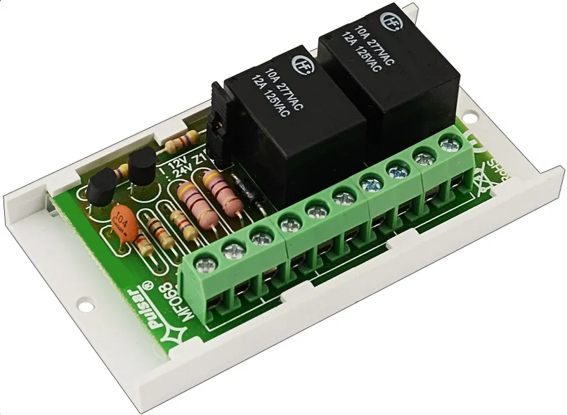 Modul 12V Relaisplatine 12V-24VDC Relaiskarte mit 2x Wechslerkontakten je 10A