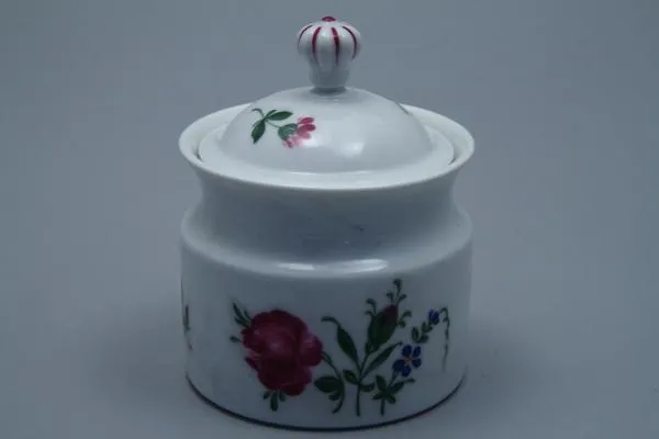 Zuckerdose - Königl. pr. Tettau Victoria Rose