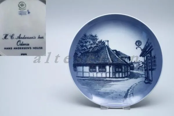 Wandteller Odense H. C. Andersens House - Royal Copenhagen Diverse Sammelteller