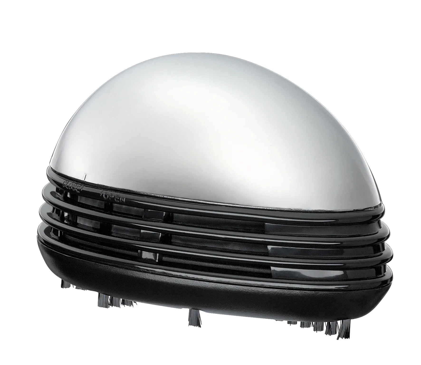 Mini-Tischsauger TOPOLINO verchromt für Alltag und Reisen + beutellose Technik