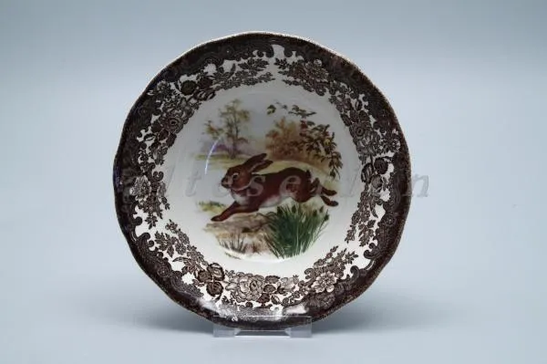 Salatschale Hase - Palissy Game Series braun