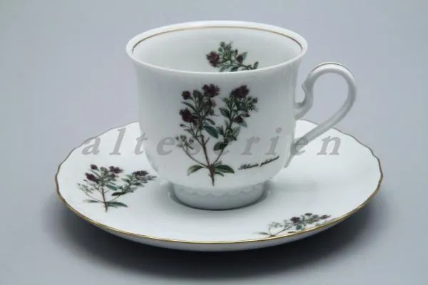 Kaffeetasse mit Untere Nr. 2 - Königl. pr. Tettau Alexander v. Humboldt