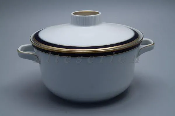 Ragout / Terrine - Hutschenreuther Goldrandservice Kobalt Goldrand 2985