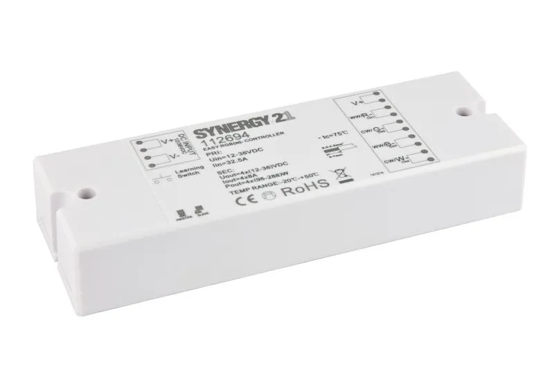 LED RGB-W Kontroller 4-Kanal 4x8A 12V-24V EOS-5 mit Funkempfänger