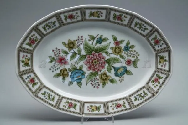 Fleischplatte mg 32,5x23 cm - Hutschenreuther Diamant Flowers