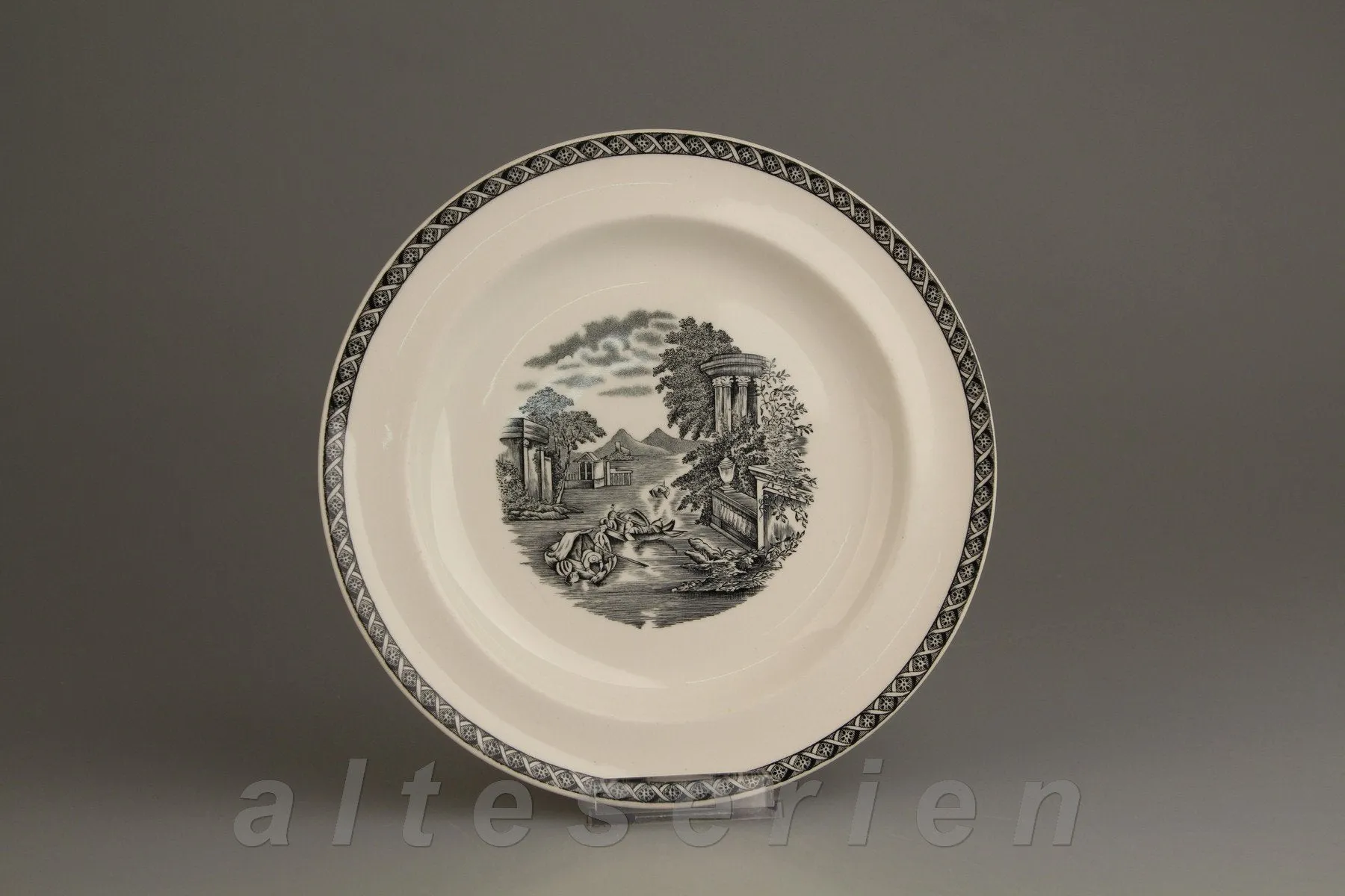 Kuchenteller - Wedgwood Lugano schwarz