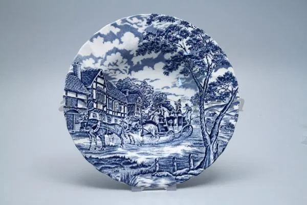 Suppenteller - Myotts Royal Mail blau