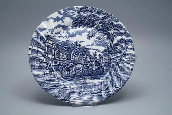 Speiseteller - Myotts Royal Mail blau