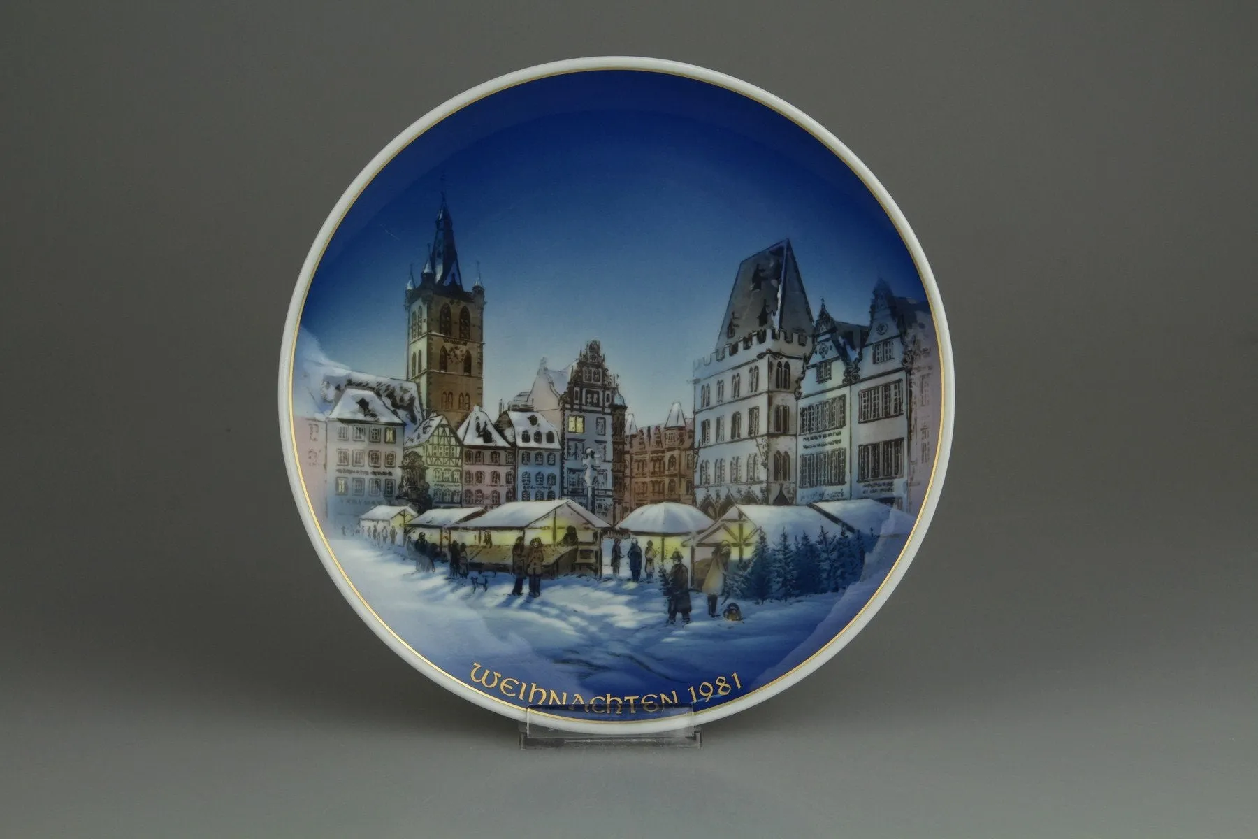 Weihnachtsteller - Helmut Drexter - Rosenthal Weihnachtsteller - Helmut Drexler