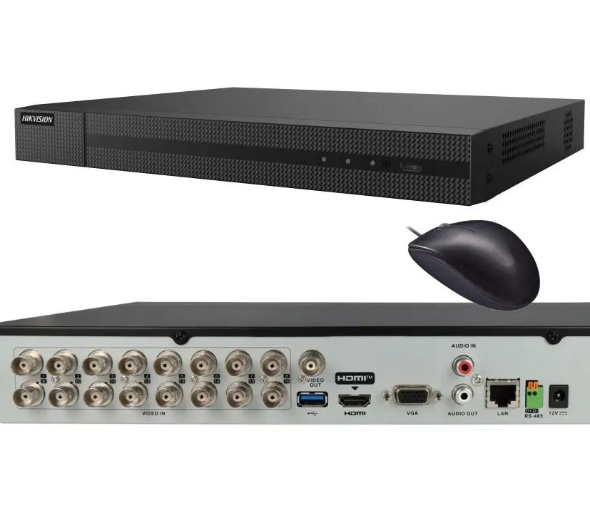16Kanal DVR Rekorder 5in1 Analog AHD TVI CVI und IP 16+8Kanal P2P ONVIF 2xHDD-Platz HWD-7216MH-G4