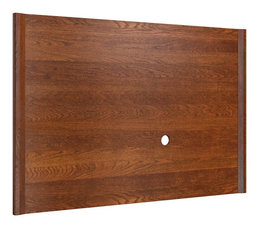 Rückwandpaneel "Lopar" 16, Farbe: Nuss, teilmassiv - Abmessungen: 103 x 150 x 4 cm (H x B x T)