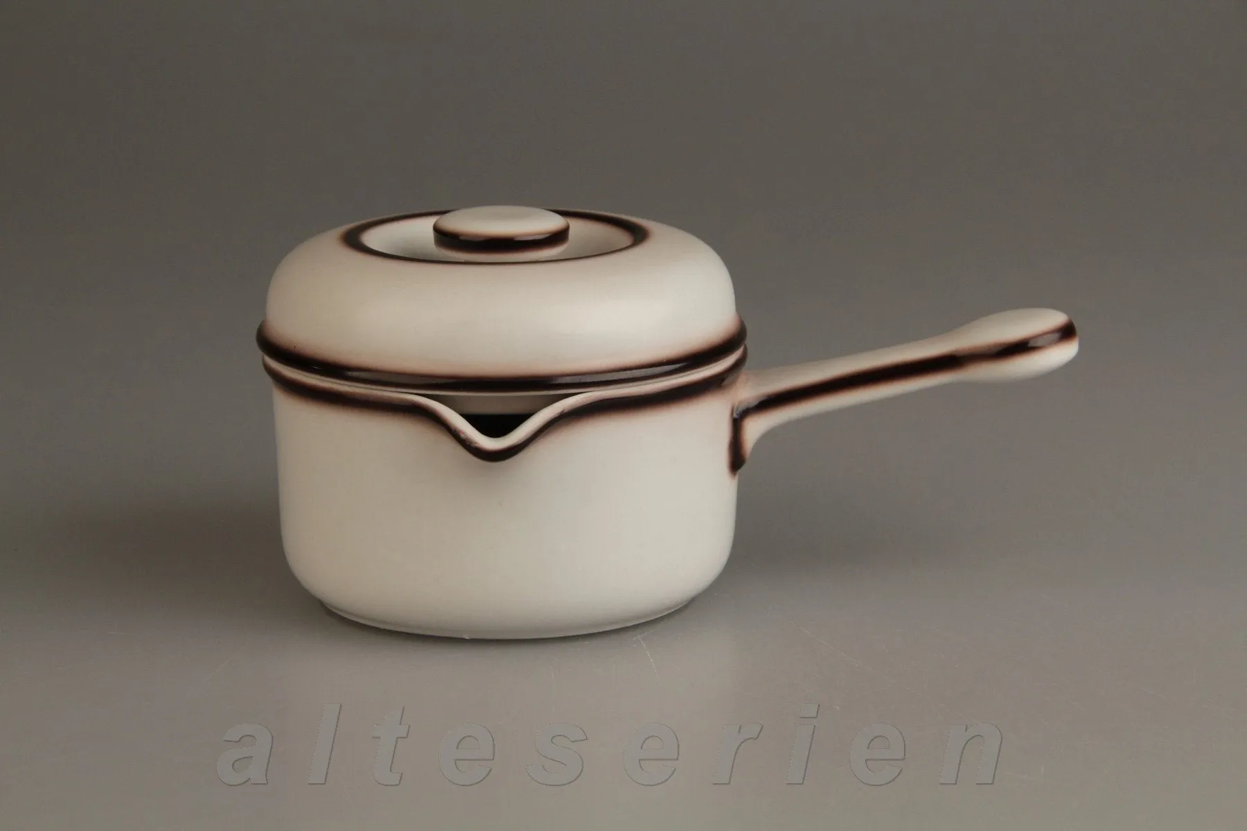 Buttersauciere klein mit Deckel, feuerfest - Thomas Scandic Shadow