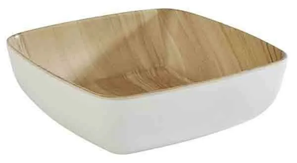 APS - Ciotola "FRIDA" 16,5x16,5 cm Bianco, Beige