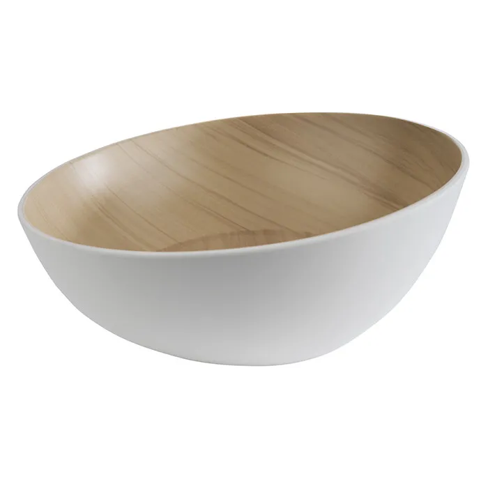 APS - Ciotola "FRIDA" 28,5x28,5 cm Bianco, Beige