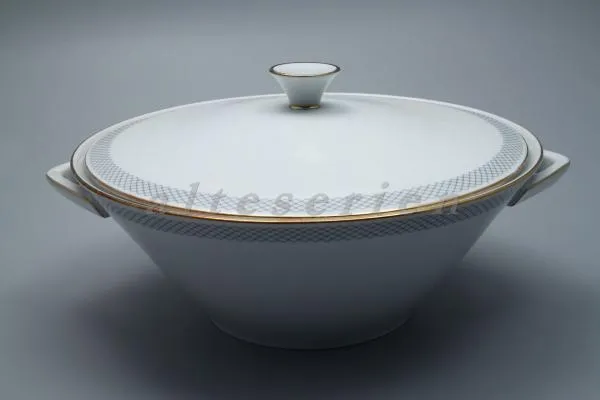 Ragout / Terrine - Königl. pr. Tettau Ria Rautenrand 1208