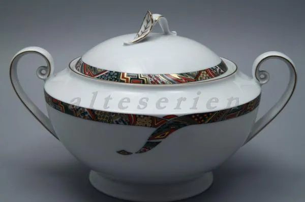 Ragout / Terrine - Königl. pr. Tettau Topas Mexicain