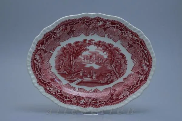 Fleischplatte klein - Masons Vista rot