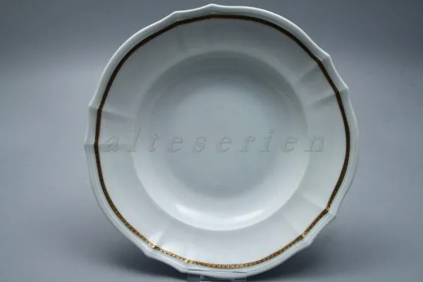 Suppenteller - Fürstenberg Anna Carina Goldstrukturrand 23185