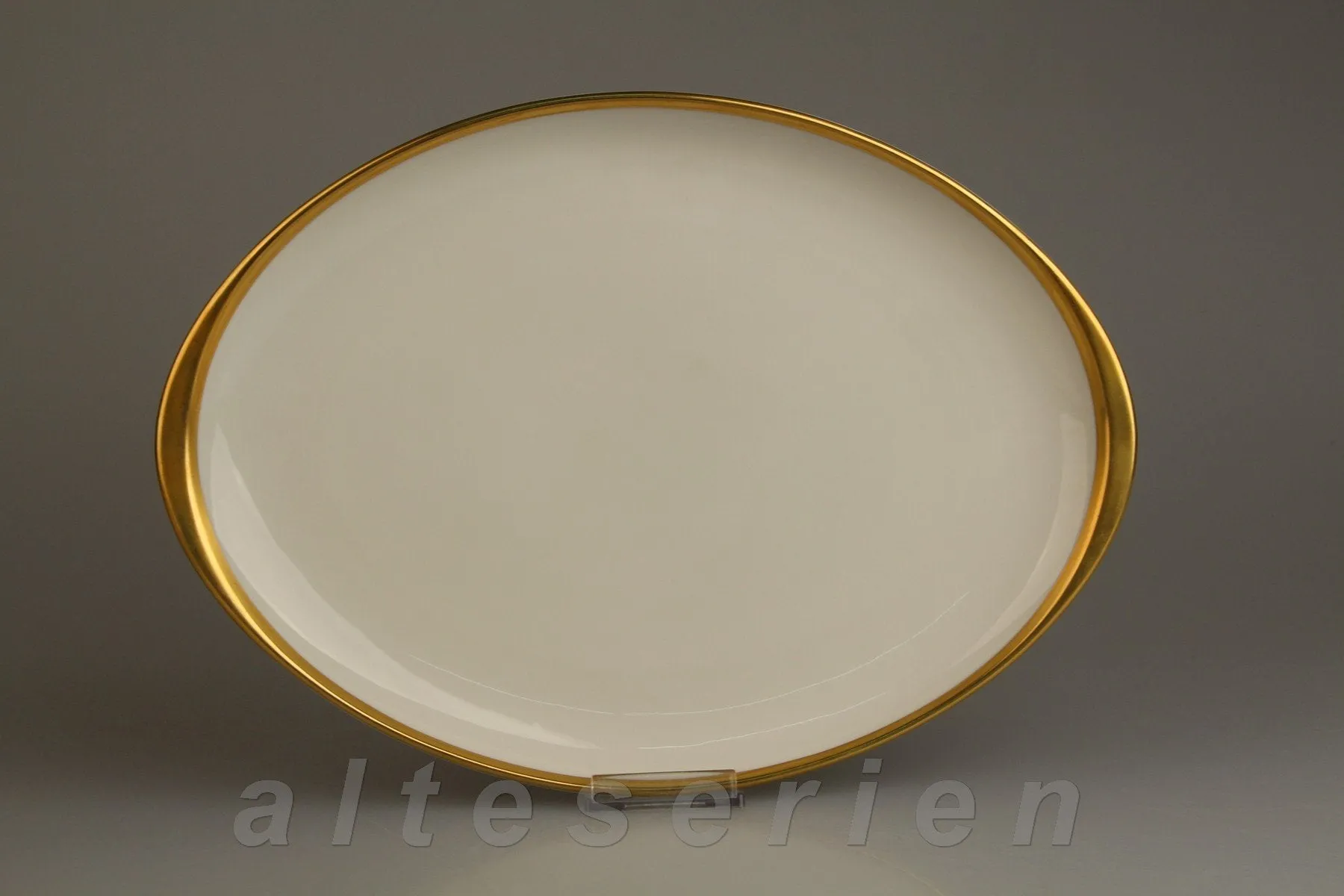 Fleischplatte mittelgroß - Fürstenberg Fürstin 654 Goldrand 01650