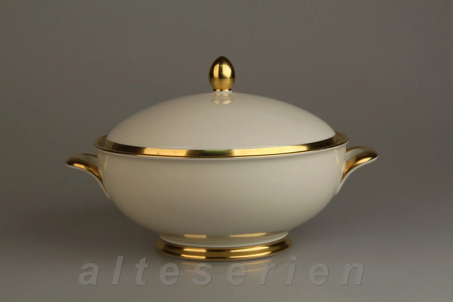 Ragout / Terrine - Fürstenberg Fürstin 654 Goldrand 01650