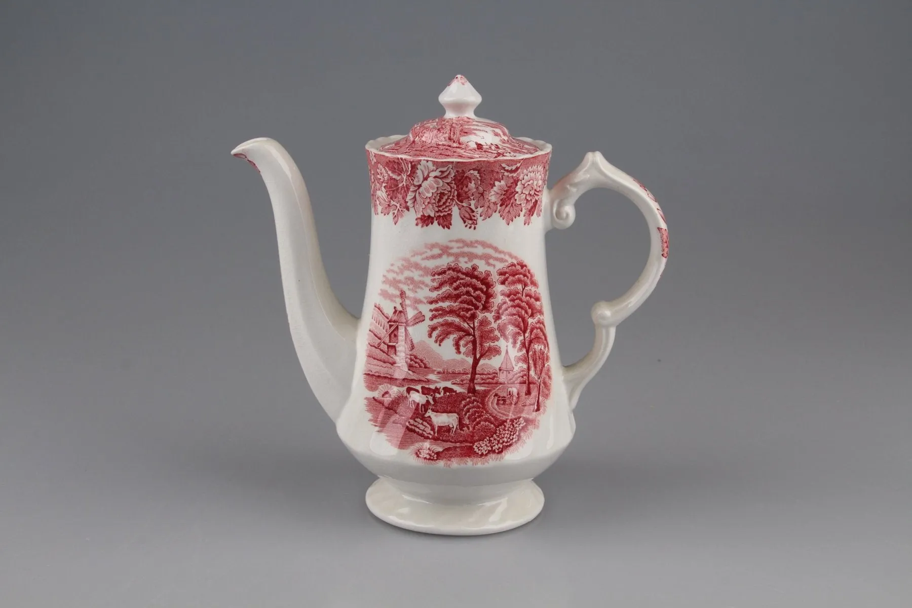 Kaffeekanne - Wood & Sons England English Scenery rot red