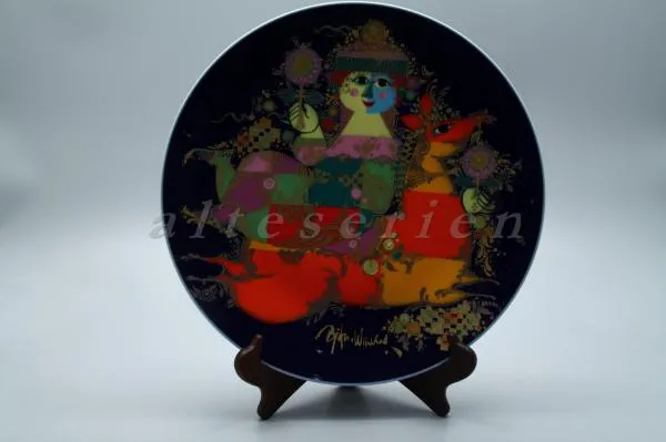 Sammelteller Reiter auf Pferd Typ I - Rosenthal 1001 Nacht