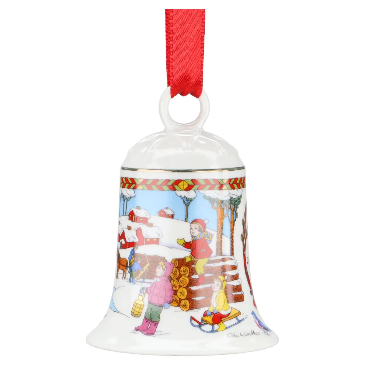 Weihnachtsglocke 2010 - Im Zimmerwald - Hutschenreuther Weihnachtsartikel Weihnachtsglocken ohne OVP