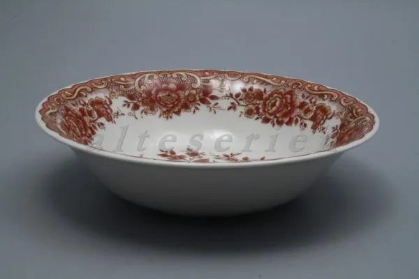 mittelgroße Gemüseschale - Winterling Scharffeuer Inglasur Romanze rot