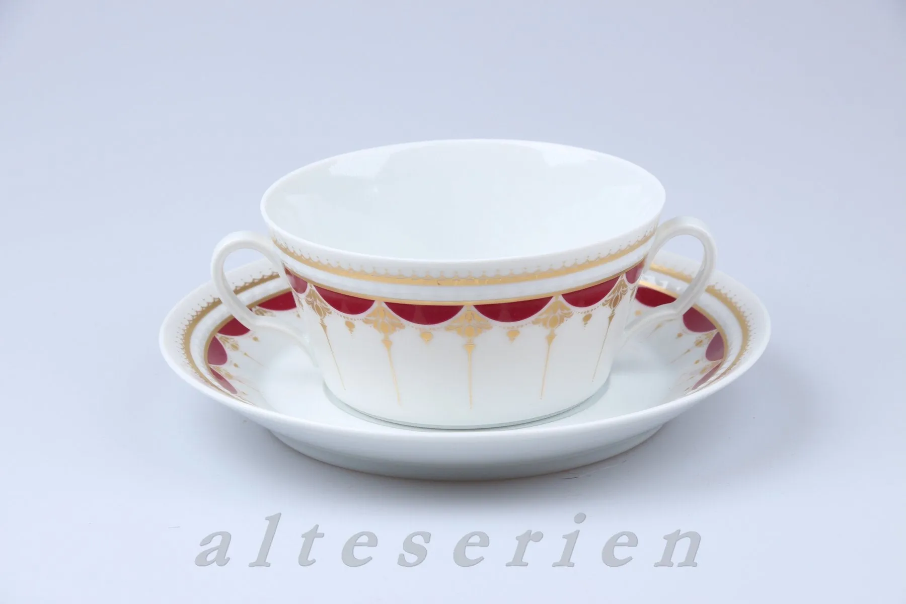 Suppentasse mit Untere - Fürstenberg Schloss Corvey Bonaparte 03034