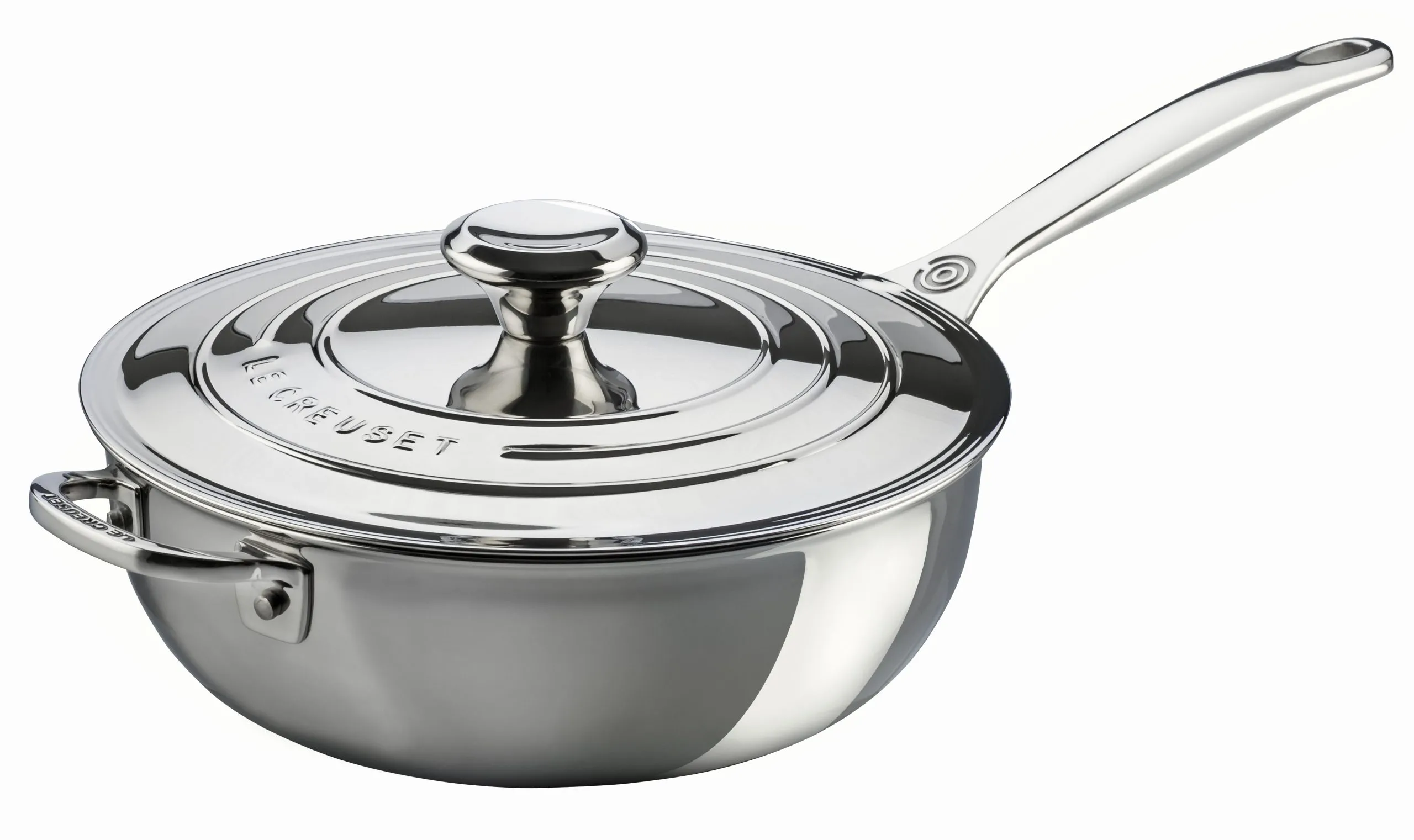 3-PLY PLUS SAUTÉPFANNE 24cm, 3,3l antihftbeschichtet mit Deckel und Gegengriff