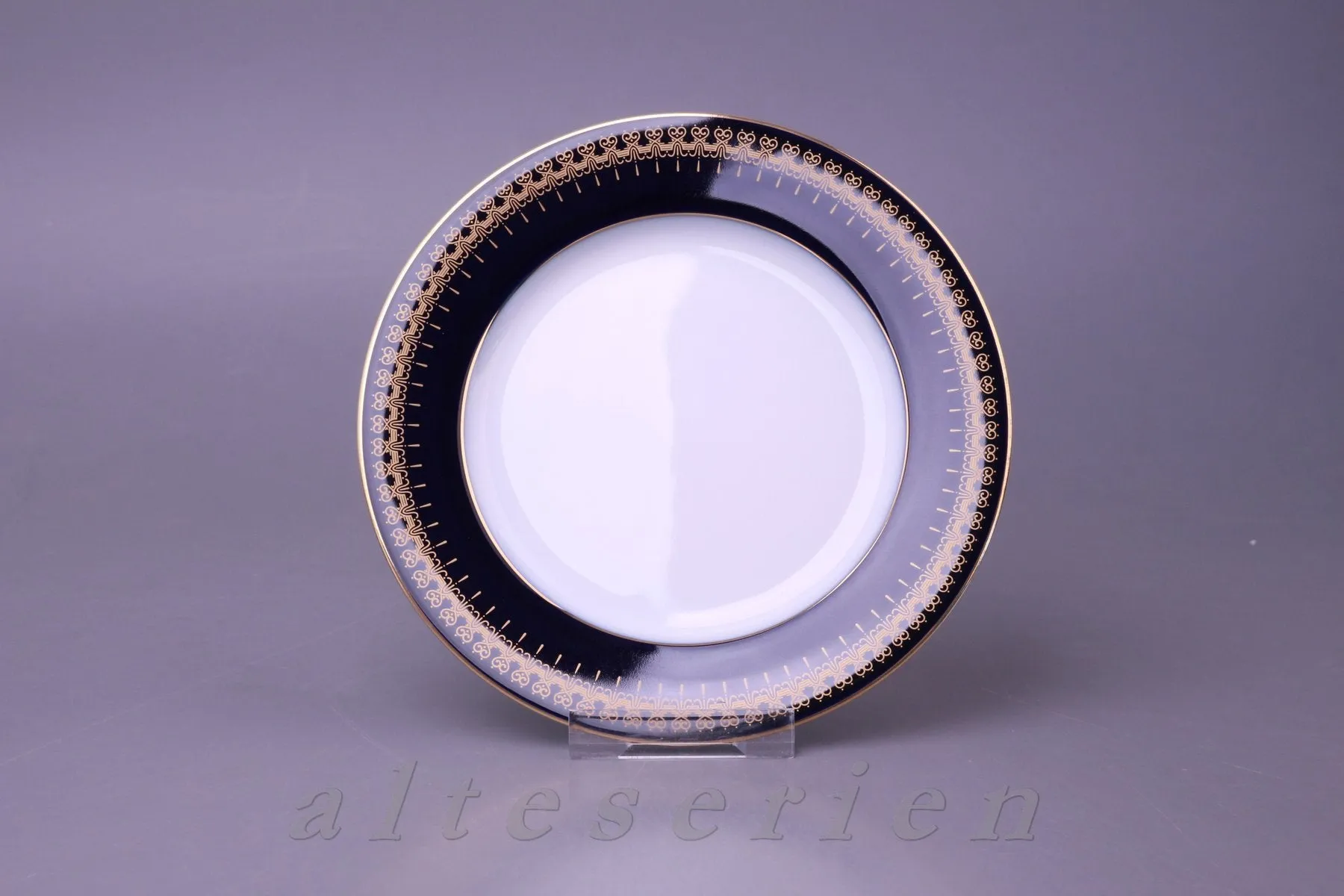 Brotteller - Romanov Kobalt Golddekor